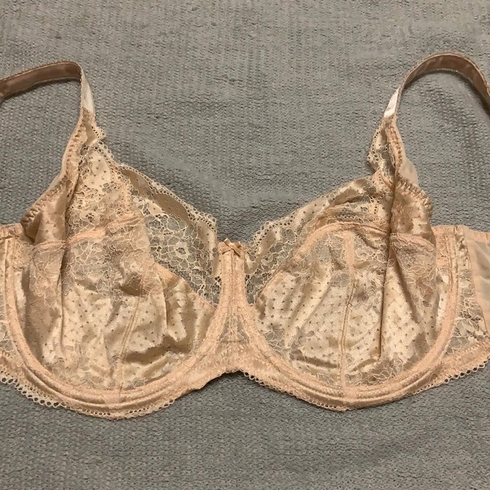 Panache UK 38GG, US 38J Unlined Cream Bra